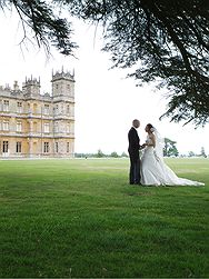 Thumbnail image for Downton Abbey Wedding : Marie and Steve’s wedding at Highclere Castle